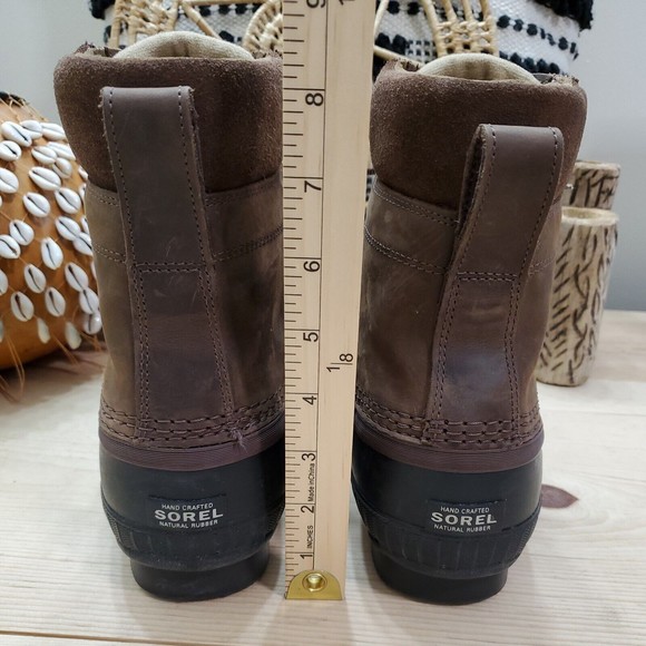 Sorel Cheyanne II Waterproof Duck Boots Leather Unisex M 8.5/W 10.5/EU 41.5 - Picture 6 of 15